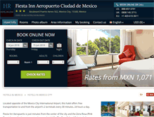 Tablet Screenshot of fiesta-inn-aeropuerto.hotel-rn.com