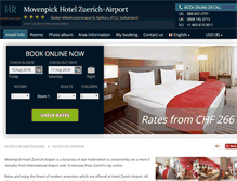 Tablet Screenshot of movenpick-zurich.hotel-rn.com