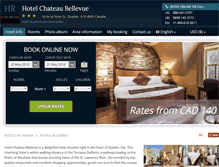 Tablet Screenshot of chateau-bellevue.hotel-rn.com