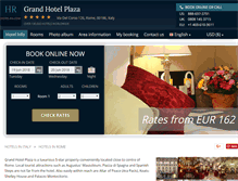 Tablet Screenshot of grand-plaza-roma.hotel-rn.com