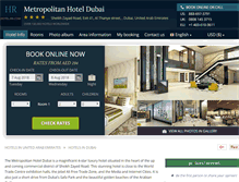 Tablet Screenshot of metropolitan-dubai.hotel-rn.com