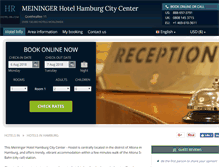 Tablet Screenshot of meininger-city.hotel-rn.com