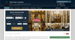 Desktop Screenshot of des-3-nations.hotel-rn.com