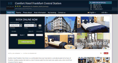 Desktop Screenshot of comfort-frankfurt.hotel-rn.com