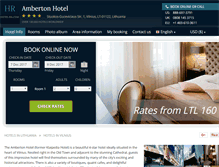 Tablet Screenshot of amberton-coz-vilnius.hotel-rn.com