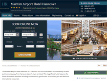 Tablet Screenshot of maritim-airport.hotel-rn.com