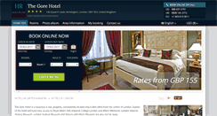 Desktop Screenshot of 190-the-gore-london.hotel-rn.com