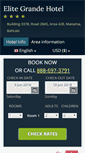 Mobile Screenshot of elite-grande-manama.hotel-rn.com