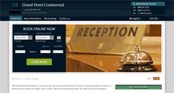 Desktop Screenshot of grand-continental.hotel-rn.com