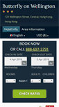 Mobile Screenshot of butterfly-wellington.hotel-rn.com