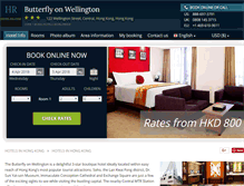 Tablet Screenshot of butterfly-wellington.hotel-rn.com