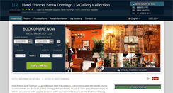 Desktop Screenshot of frances-santo-domingo.hotel-rn.com
