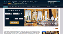 Desktop Screenshot of imperial-vienna.hotel-rn.com