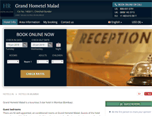 Tablet Screenshot of grand-hometel-malad.hotel-rn.com
