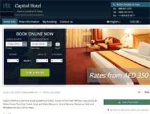 Tablet Screenshot of capitol-dubai.hotel-rn.com
