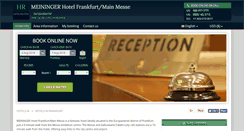 Desktop Screenshot of meininger-frankfurt.hotel-rn.com