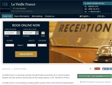 Tablet Screenshot of la-vieille-france.hotel-rn.com
