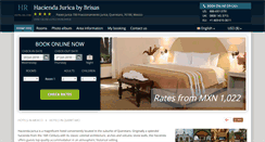 Desktop Screenshot of hacienda-jurica.hotel-rn.com