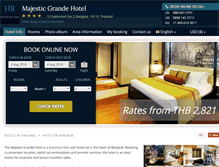 Tablet Screenshot of majestic-grande.hotel-rn.com