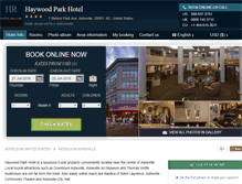 Tablet Screenshot of haywood-park.hotel-rn.com