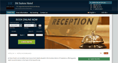 Desktop Screenshot of jm-suites-casablanca.hotel-rn.com