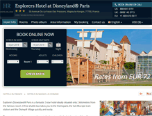 Tablet Screenshot of explorers-disneyland.hotel-rn.com