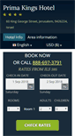 Mobile Screenshot of prima-kings-jerusalem.hotel-rn.com