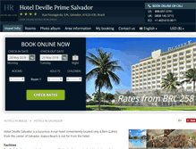 Tablet Screenshot of deville-salvador.hotel-rn.com