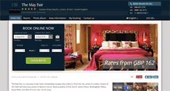 Desktop Screenshot of may-fair-london.hotel-rn.com