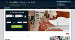 Desktop Screenshot of herods-tel-aviv.hotel-rn.com