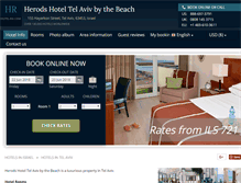 Tablet Screenshot of herods-tel-aviv.hotel-rn.com