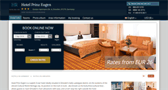 Desktop Screenshot of prinz-eugen-dresden.hotel-rn.com