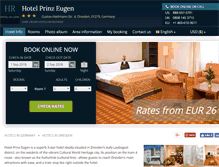 Tablet Screenshot of prinz-eugen-dresden.hotel-rn.com