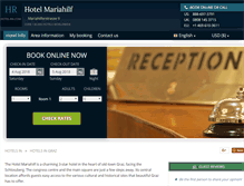 Tablet Screenshot of mariahilf-graz.hotel-rn.com