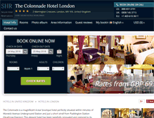 Tablet Screenshot of colonnade-london.hotel-rn.com