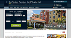 Desktop Screenshot of bwesternmaiamiairport.hotel-rn.com