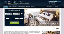 Desktop Screenshot of bilderberg-europa.hotel-rn.com