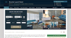 Desktop Screenshot of beverly-laurel.hotel-rn.com