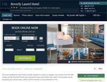 Tablet Screenshot of beverly-laurel.hotel-rn.com