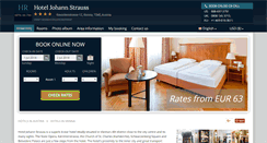 Desktop Screenshot of johann-strauss.hotel-rn.com