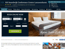 Tablet Screenshot of nh-leeuwenhorst-conf.hotel-rn.com