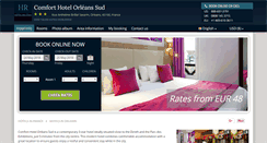 Desktop Screenshot of comfort-orleans-sud.hotel-rn.com