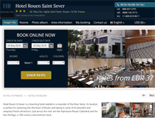Tablet Screenshot of comfort-rouen-stsever.hotel-rn.com
