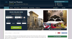 Desktop Screenshot of les-theatres-paris.hotel-rn.com