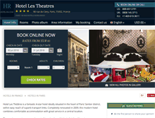 Tablet Screenshot of les-theatres-paris.hotel-rn.com