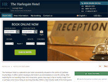 Tablet Screenshot of harlequin-castlebar.hotel-rn.com