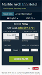 Mobile Screenshot of marble-arch-inn.hotel-rn.com