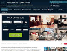 Tablet Screenshot of number-one-tower-dubai.hotel-rn.com