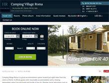 Tablet Screenshot of camping-village-roma.hotel-rn.com