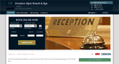 Desktop Screenshot of dorint-seefeld.hotel-rn.com